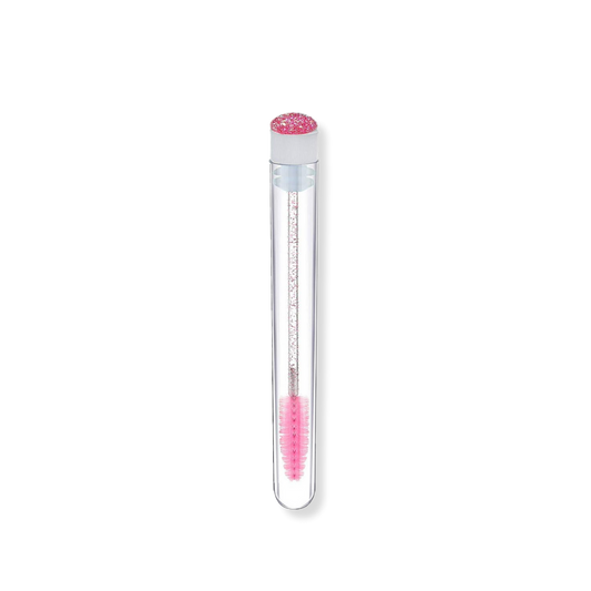 Pink Glitter Spoolie with Diamond Tube
