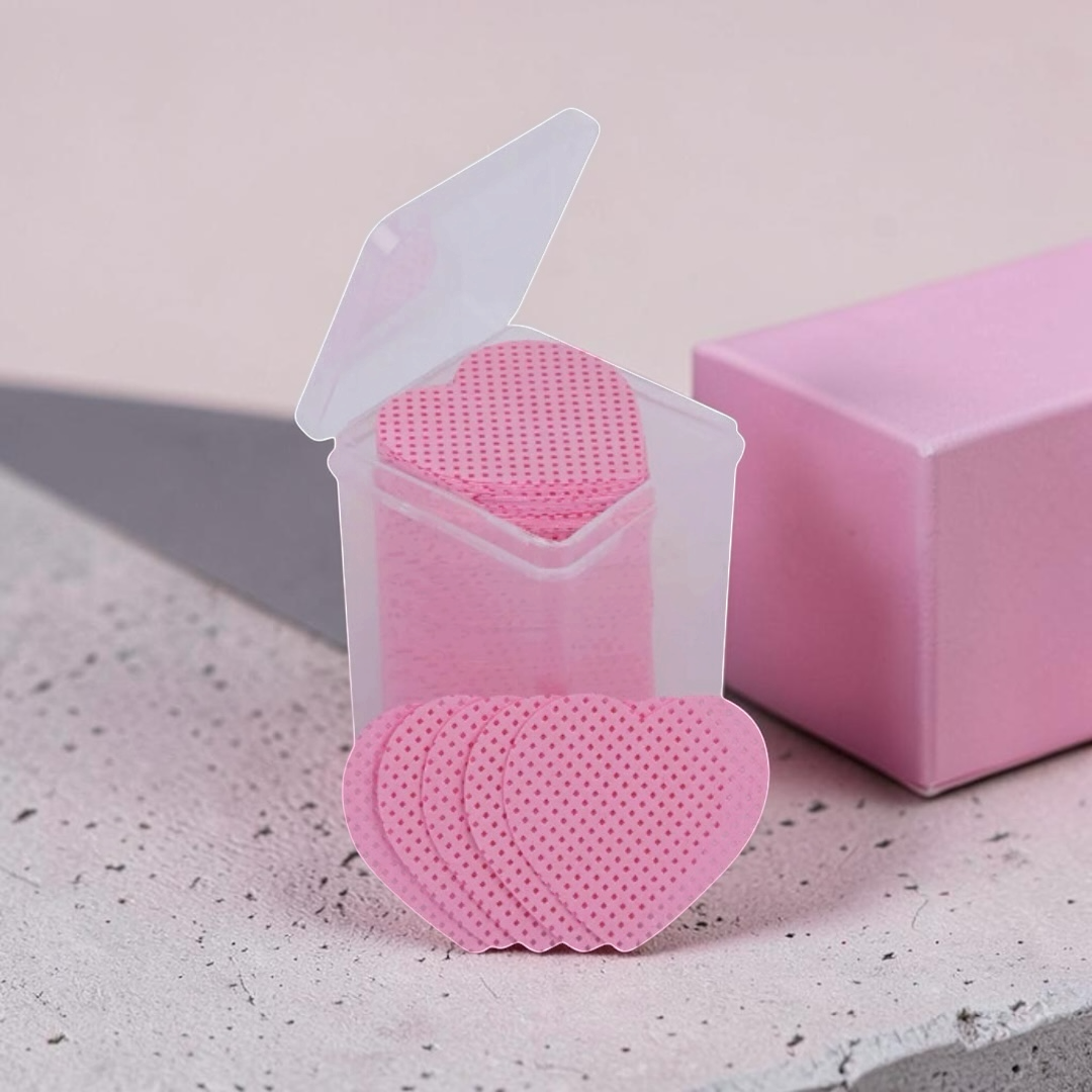 Heart-Shaped Adhesive Remover Wipes